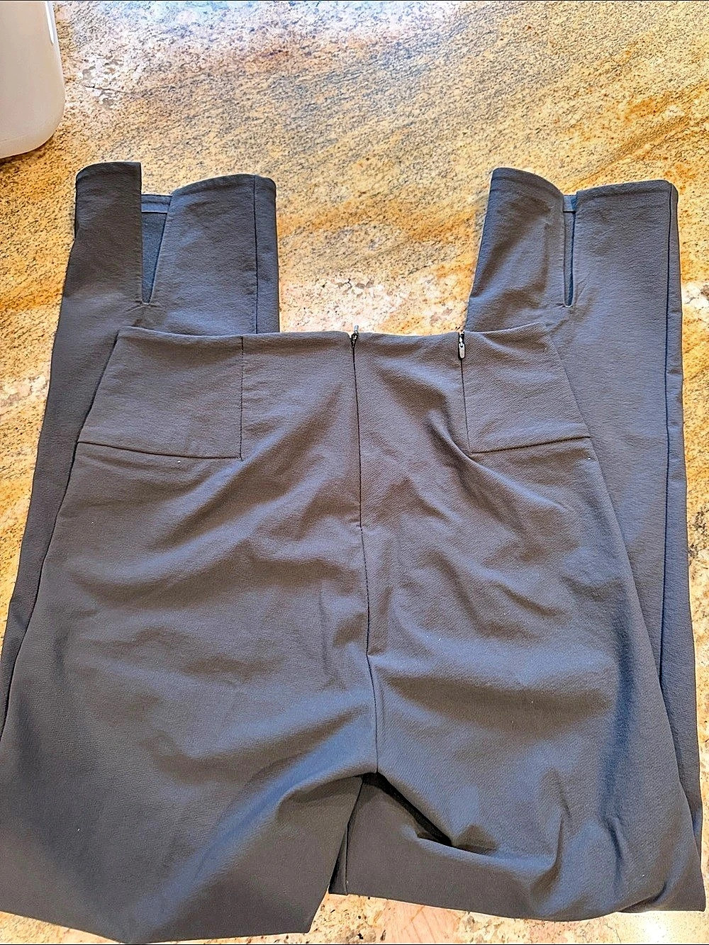 Athleta Trekkie High Rise Split Slim Flare Pant ‘black olive’  Size 4